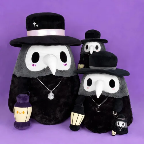 Vista 8 de Squishable - Mini enfermera de peste de 7 pulgadas - Colección The Mysterious Doctor Plague - 9.5 pulgadas - Peluche coleccionable de peluche suave