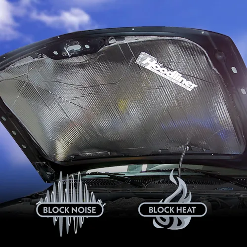 Vista 2 de DYNAMAT 11905 Hoodliner 32" x 54" x 3/4" espesor autoadhesivo amortiguador de sonido – Fabricado en Estados Unidos