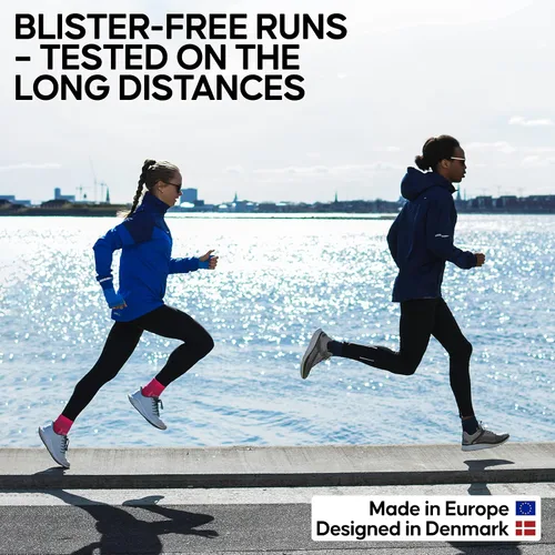 Vista 2 de DANISH ENDURANCE Paquete de 3 calcetines de correr para largas distancias cuarto de baño hombres y mujeres