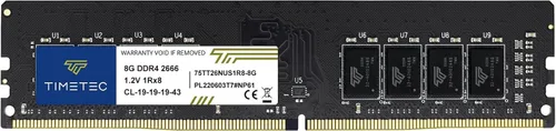 Vista 6 de Timetec 8GB DDR4 2666MHz (PC4-2666V) PC4-21300 UDIMM RAM de escritorio - 288-Pin 1.2V CL19 No ECC sin búfer DIMM Actualización del módulo de memoria