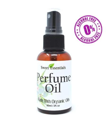 Vista 6 de Sweet Essentials Hojas de lavanda Aceite de fragancia/perfume 2 onzas hechas con aceites orgánicos – Spray sobre aceite de perfume – Sin alcohol