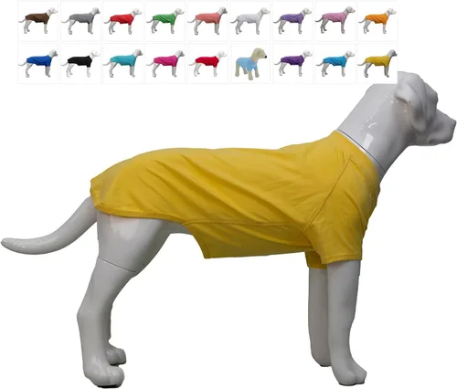 Vista 39 de Lovelonglong 2019 - Ropa para mascotas, Disfraces para Perro, Ropa Camisetas en blanco para Perros Grande Medianos Pequeños 100% Algodón 18