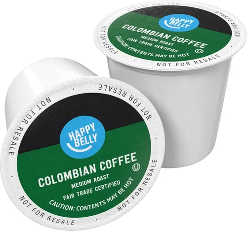 Vista 16 de Marca Amazon – Cápsulas de café descafeinizadas Happy Belly de tostado ligero, mezcla de desayuno, compatibles con cafeteras Keurig 2.0 K-Cup, 100