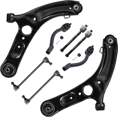 Vista 158 de Detroit Axle - Kit de brazos de control delanteros de 8 piezas para Chevy Trailblazer EXT GMC Envoy XL XUV Buick Rainier Isuzu Ascender, brazos