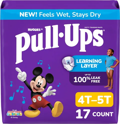 Vista 26 de Pull-Ups Pantalones de entrenamiento para niños, talla 5T-6T, ropa interior de entrenamiento (46+ libras), 14