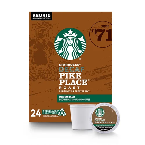 Vista 13 de Starbucks Cápsulas de café K-Cup, café caliente o helado de tostado medio, mezcla de casa descafeinada, 40 cápsulas Keurig