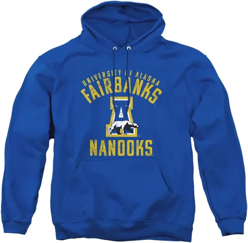 Vista 149 de LOGOVISION Colección oficial de sudaderas con capucha para adultos con logotipo desgastado grande universitario