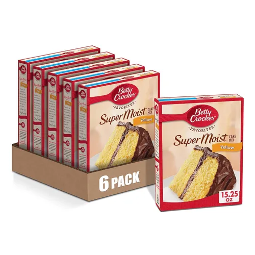 Vista 28 de Betty Crocker Delights Mezcla de pastel de vainilla francesa súper húmeda, 13.25 onzas