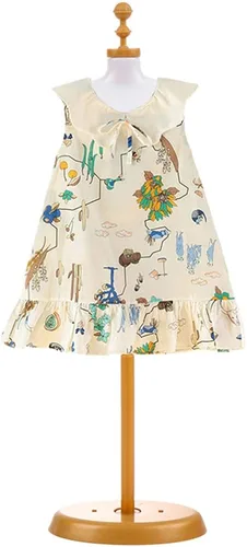 Vista 6 de EXCEART 10 piezas de mini maniquí de ropa para muñecas para coser formas de vestido, soportes de modelo de muñeca, maniquíes de ropa desmontables