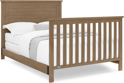 Vista 7 de Delta Children Simmons Kids Caden cuna convertible 6 en 1 con cajón de gaveta, certificada Greenguard Gold, roble envejecido