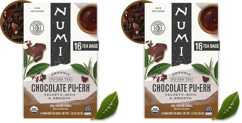 Vista 8 de Numi - Té orgánico Pu-erh añejo, 2,2 onzas (paquete de 1), ladrillo de té negro