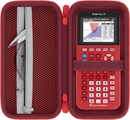 Vista 14 de Funda de calculadora compatible con Texas Instruments TI-84 Plus CE/TI-84 Plus/TI-Nspire CX II CAS/TI-Nspire CX II/TI-83 Plus/TI-89 Titanium