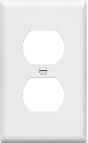Vista 36 de ENERLITES Placa de pared dúplex para tomacorriente para receptáculos, cubierta de toma de corriente eléctrica jumbo, acabado brillante, de gran