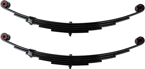 Vista 7 de The Trailer Parts Outlet - Muelles de doble ojal de 6 hojas de 25 1/4" x 1 3/4" para eje de remolque de 7000 libras, par de 2