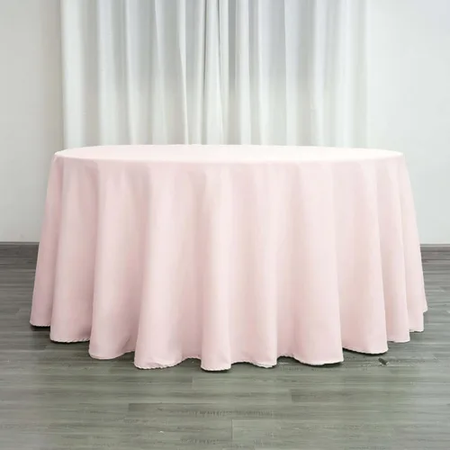 Vista 224 de Efavormart - Mantel redondo de poliéster para banquetes de boda, 90 pulgadas, color marfil