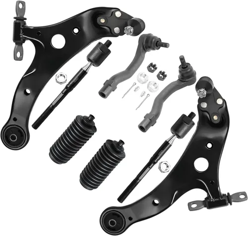 Vista 157 de Detroit Axle - Kit de brazos de control delanteros de 8 piezas para Toyota Sienna 2004-2010, 2 brazos de control inferiores con rótulas, 4 barras
