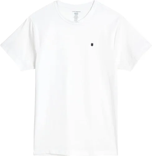 Vista 4 de Lucky Brand Camiseta para hombre, ajuste clásico, mezcla de algodón suave, elástica, cuello redondo, casual, para hombre