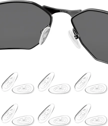 6 pares de almohadillas de nariz de repuesto para gafas de sol Oakley Tincup OX3184|Conductor 6 OO4106|Deadbolt OO6046