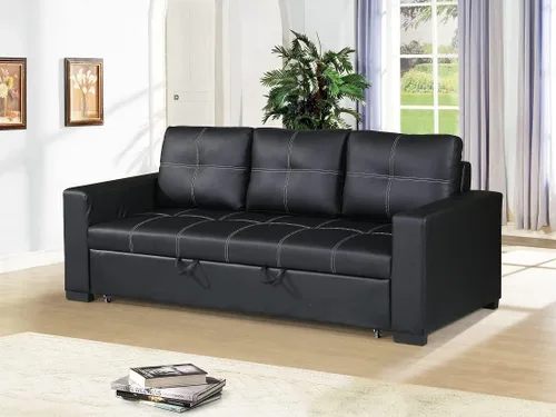 Vista 6 de Sofá seccional extraíble, sofá cama convertible en forma de L, sofá modular en forma de nube, sofá cama para sala de estar, dormitorio, apartamento