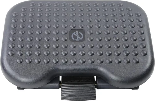 Vista 8 de Reposapiés para debajo del escritorio, altura ajustable, cómodo reposapiés con ajuste de ángulo de 30 grados para comodidad en el hogar, alivio