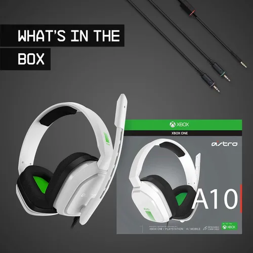 Vista 9 de ASTRO Gaming A10 Wired Gaming Headset, Lightweight and Damage Resistant, ASTRO, 3.5 mm Audio Jack, for Xbox Series XS, Xbox One, PS5, PS4, Nintendo
