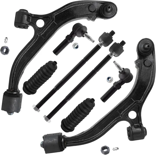 Vista 96 de Detroit Axle - Kit de brazos de control delanteros de 8 piezas para Toyota Sienna 2004-2010, 2 brazos de control inferiores con rótulas, 4 barras