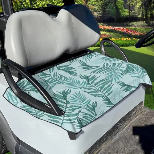 Vista 16 de Fundas de asiento de carrito de golf, lavables para carrito de golf, manta de toalla para carrito de golf, club, coche, fácil de instalar, funda