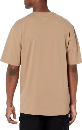 Vista 2 de Carhartt Camiseta de tela de alto gramaje, de manga corta, con bolsillo, ajuste holgado, para hombre