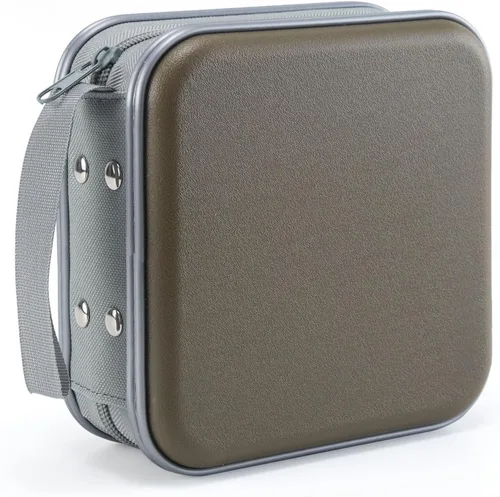 Vista 13 de LIOVODE Funda para DVD, estuche portátil para CD de 48 capacidades, almacenamiento de CD de plástico duro, organizador de cartera de DVD para Negro