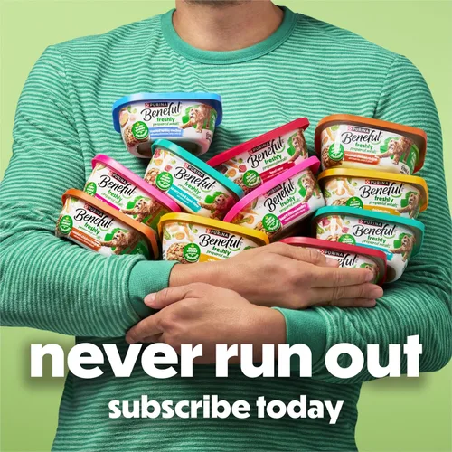 Vista 11 de Comidas preparadas Purina Beneful, comida para perro, paquete surtido, 10 onzas Tubo, paquete de 8