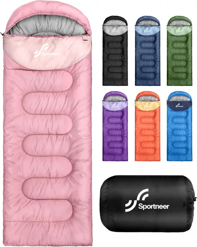 Vista 16 de Sportneer Sleeping Bag for Adults & Kids, Cold Weather & Warm Waterproof Camping Sleeping Bag, Compact Portable for Camping Hiking & Travel