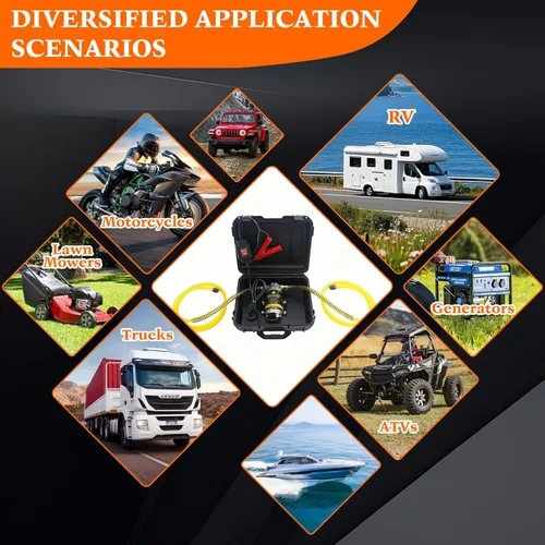 Vista 8 de Juego de bomba de transferencia de aceite de 12 V 100 W, flujo rápido de 1-4 L/min para engranajes, transmisión, cambios de aceite lubricante, bomba