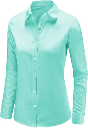 Vista 9 de Womens Oxford Shirts Button Up Shirts for Women Business Casual