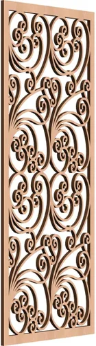 Vista 9 de Ekena Millwork WALW10X25X0250MALBI Marilla Paneles de pared decorativos de madera con calado, 9 3/8 pulgadas de ancho x 24 3/8 pulgadas de alto