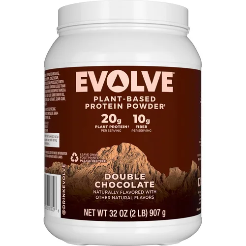 Vista 8 de Evolve Proteína en polvo, chocolate clásico, 20 g de proteína, 10 g de fibra, 1 libra