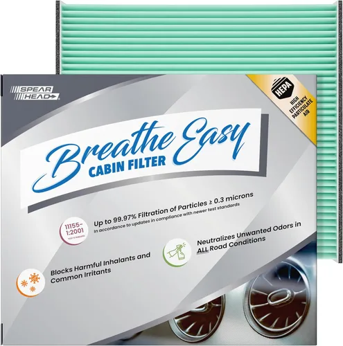 Vista 32 de Filtro de cabina HEPA Breathe Easy de Spearhead, hasta un 99.97% de filtración de partículas de 0.3 micrones sin reducción del flujo de aire