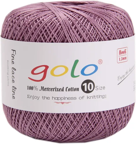 Vista 68 de golo 24 bolas hilo de ganchillo tamaño 10 hilo para tejer a mano hilo de ganchillo 10-24-1