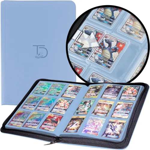 Vista 9 de TopDeck 200 TopLoader Binder - Carpeta álbum de 9 bolsillos para tarjetas - Fundas de almacenamiento seguro TCG - Compatible con Yugioh, Magic the