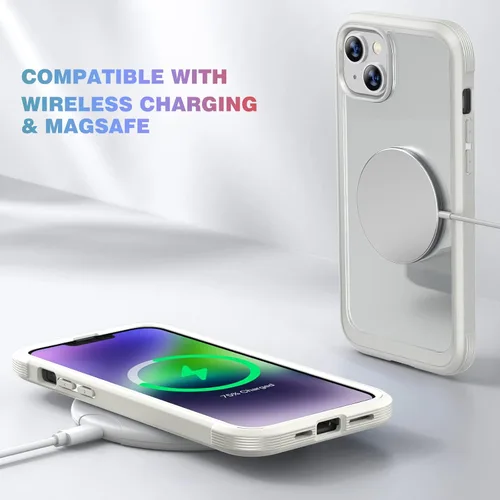 Vista 542 de DIACLARA - Funda transparente compatible con iPhone XR 6.1 pulgadas 2018