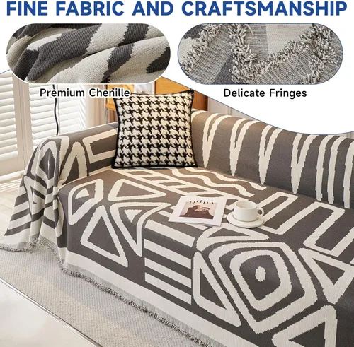 Vista 158 de VClife - Funda para sofá de 3 plazas o en forma de L, antideslizante, lavable, apta para perros, suave, protectora, que no se frisa, negro, 71 x 134