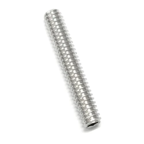 Vista 5 de Tornillos hexagonales de 1/4-20 x 1-1/2 pulgadas, tornillos hexagonales de acero inoxidable 304 con rosca completa, tornillos de agarre