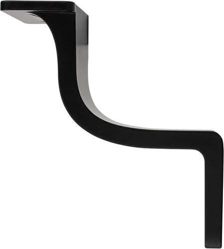 Vista 3 de National Hardware N830-519 Cooper - Soporte para pasamanos, 1 unidad (paquete de 2), negro mate