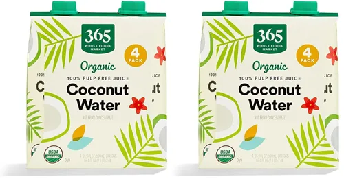 Vista 15 de 365 by Whole Foods Market - Agua de coco orgánica, jugo 100% sin pulpa, 33.8 fl. Oz