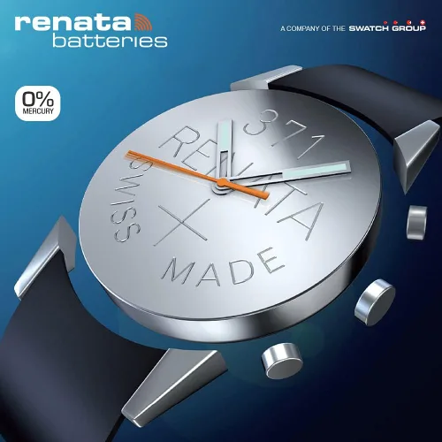 Vista 5 de Renata 397 SR726SW Baterías – 1.55 V Óxido de Plata 397 Batería de reloj (2 unidades)