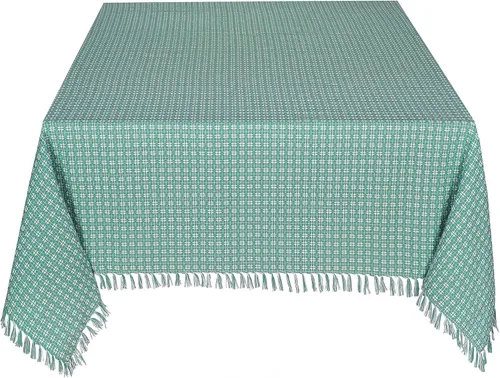 Vista 17 de Juego de 6 servilletas de tela con flecos de tejido natural/marfil, servilletas 100% algodón, tamaño 20 x 20 pulgadas, adecuado para comidas