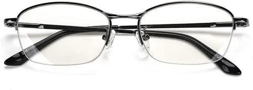 progressive - Lentes de lectura multifocales para computadora, anteojos presbíopes, lentes de bloqueo de luz azul para hombres