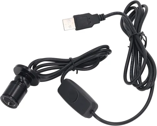 Vista 7 de Foco LED para interiores, mini foco regulable, exhibición de joyas, accesorio de iluminación, foco LED regulable por USB con cable de 6.6 pies