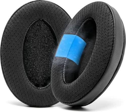 Vista 11 de Almohadillas de repuesto de gel de enfriamiento de tela híbrida WC Freeze - Compatibles con HyperX Cloud, Steelseries Arctis, ATH M50X, Turtle Beach