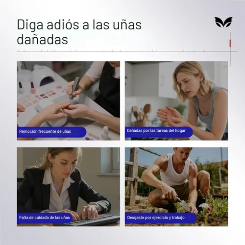 Vista 7 de Morovan Fortalecedor y Crecimiento de Uñas: Esmalte Endurecedor de Reparación Natural de Queratina y Tratamiento de Relleno de Estrías para Uñas