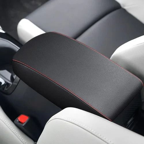 Vista 9 de AOMSAZTO Fundas de consola para Toyota Corolla 2014-2019, fundas para reposabrazos para Toyota Corolla, gris claro